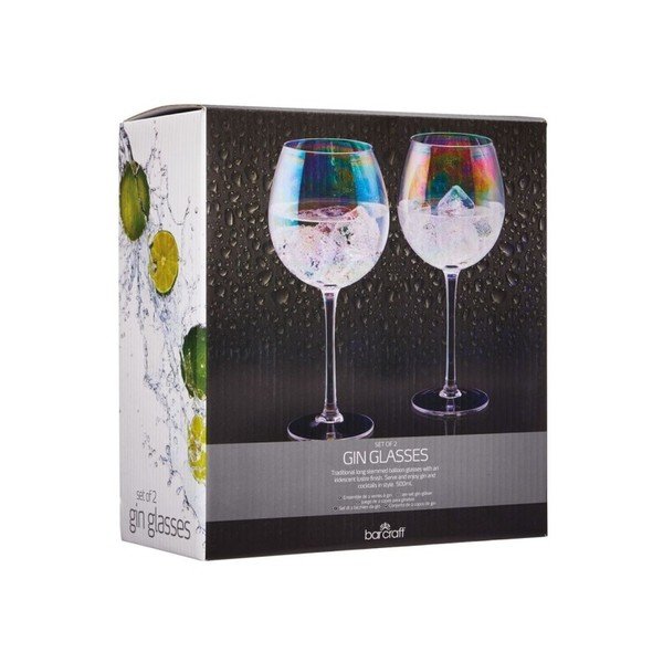 Komplet 2 kozarcev za vino z bisernim učinkom Kitchen Craft-image-1