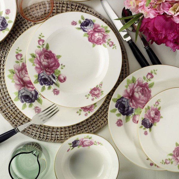 24-delni porcelanast jedilni servis Kutahya Summer-image-1