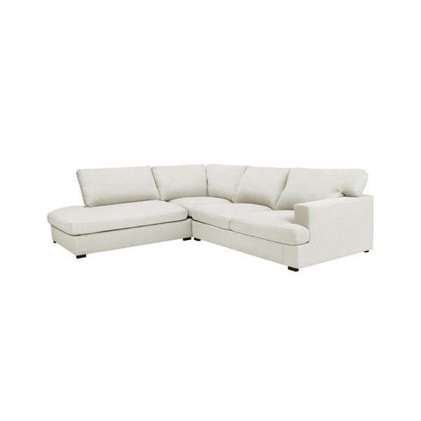 Krem in bela kotna zofa Windsor & Co Sofas Daphne, levi kot-image-3