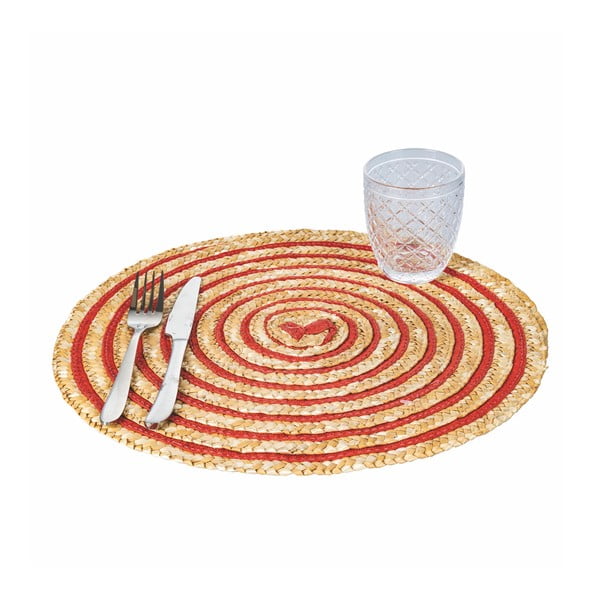 Pogrinjki iz rafije 6 kos ø 38 cm Spiral - Villa d'Este-image-1