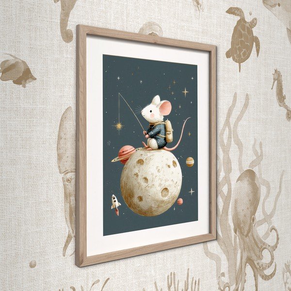 Otroška slika 30x40 cm Astro Mouse – Styler-image-2