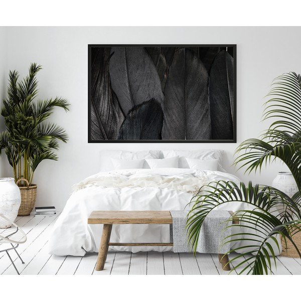 Plakat DecoKing Feathers Black, 50 x 40 cm-image-2