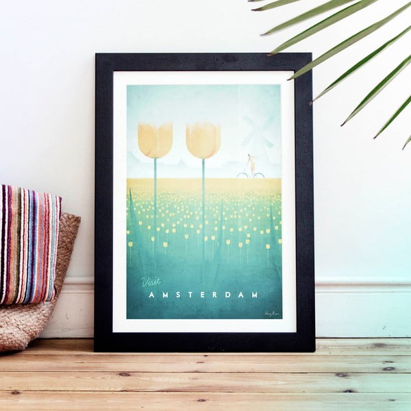 Plakat Travelposter Amsterdam, 30 x 40 cm-image-1