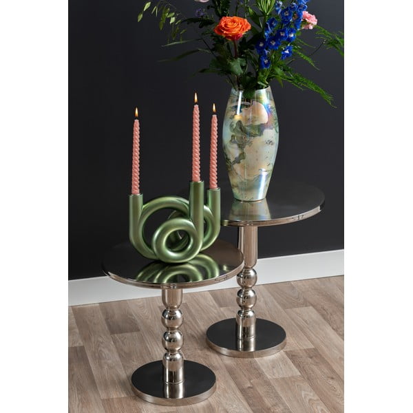 Kovinska okrogla stranska mizica ø 44 cm Sheen – Leitmotiv-image-1