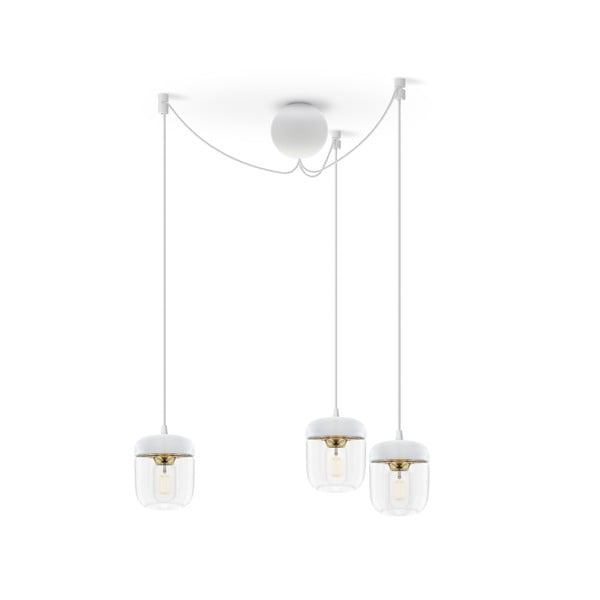 Bela viseča svetilka UMAGE Cannonball-image-1