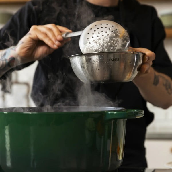 Sklede v kompletu 3 ks iz nerjavečega jekla v srebrni barvi ø 25,5 cm Lucca 3.0 – FABINI-image-1