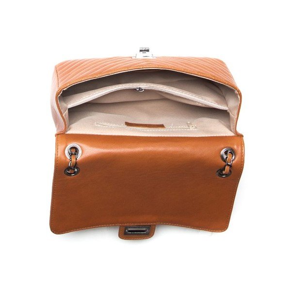 Usnjena torbica Anna Luchini 2118 Cognac-image-2