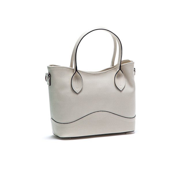 Usnjena torbica Anna Luchini 435 Beige-image-1
