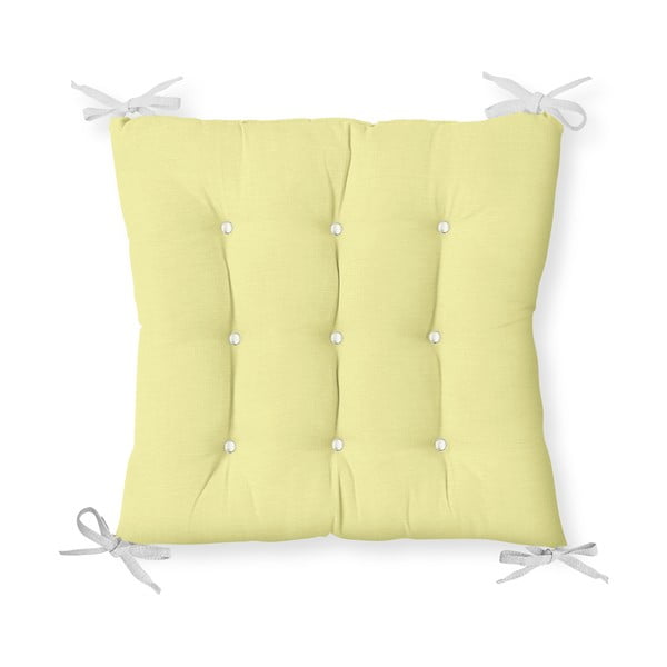 Sedežna blazina iz mešanice bombaža Minimalist Cushion Covers Lime, 40 x 40 cm