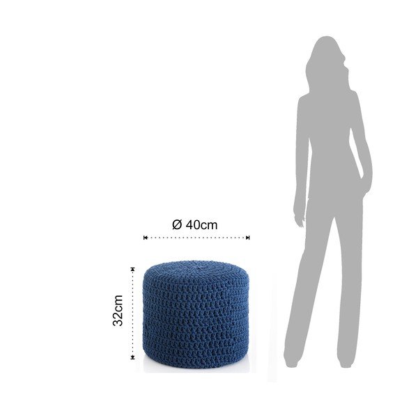 Modri puf Tomasucci Izberite, ø 40 cm-image-2