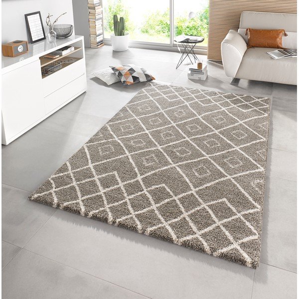 Rjava preproga Mint Rugs Draw, 160 x 230 cm-image-1