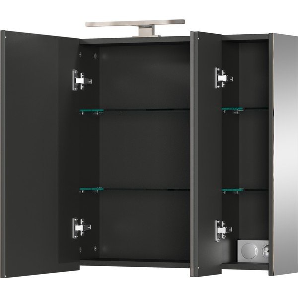 Siva kopalniška omarica 80x71 cm – Germania-image-3