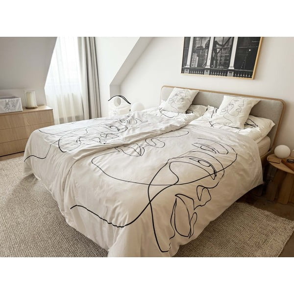 Posteljnina iz bombažnega satena Butter Kings Infinity, 200 x 200 cm-image-1