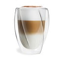 Komplet 2 dvostenskih kozarcev Vialli Design Latte, 300 ml
