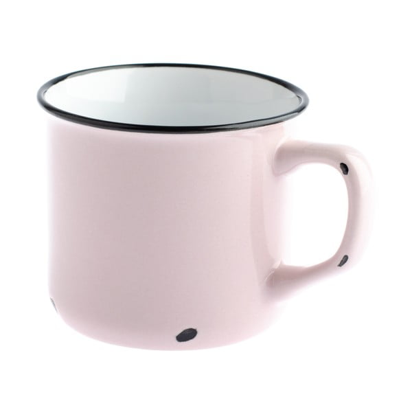 Svetlo roza keramična skodelica Dakls Story Time Over Tea, 230 ml