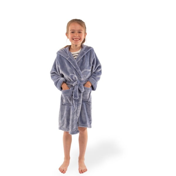 Moder otroški kopalni plašč iz mikropliša Delux – Tiseco Home Studio-image-1