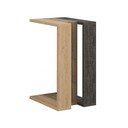 Stranska mizica v hrastovem dekorju 40x30 cm Macha – Marckeric