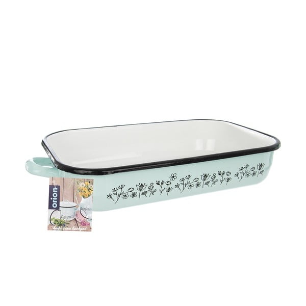 Pekač iz emajla v mint barvi, 34 x 22 cm-image-3