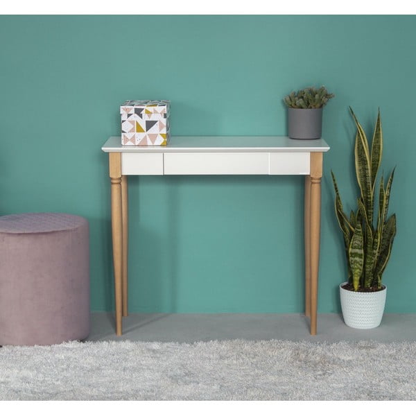 Bela delovna miza Ragaba Mamo, širina 65 cm-image-1