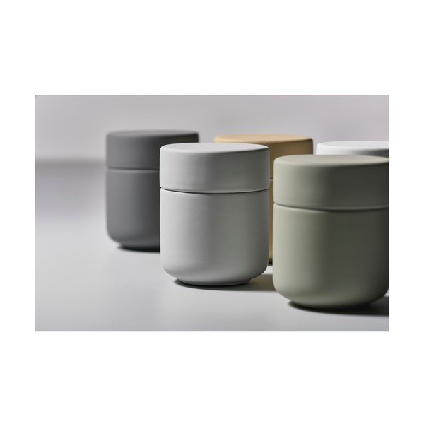 Zelena keramična posoda s pokrovom Zone UME-image-4