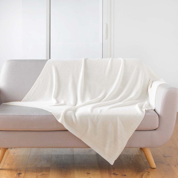 Pletena odeja 125x150 cm Tricotine – douceur d'intérieur-image-1