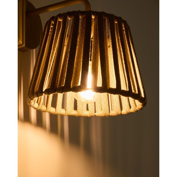 LED stenska zunanja svetilka s solarnim panelom (višina 23 cm) Aldet – Kave Home-image-2