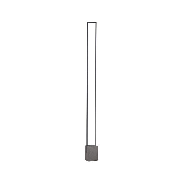 Črna LED stoječa svetilka (višina 161 cm) Lithos – Nova Luce