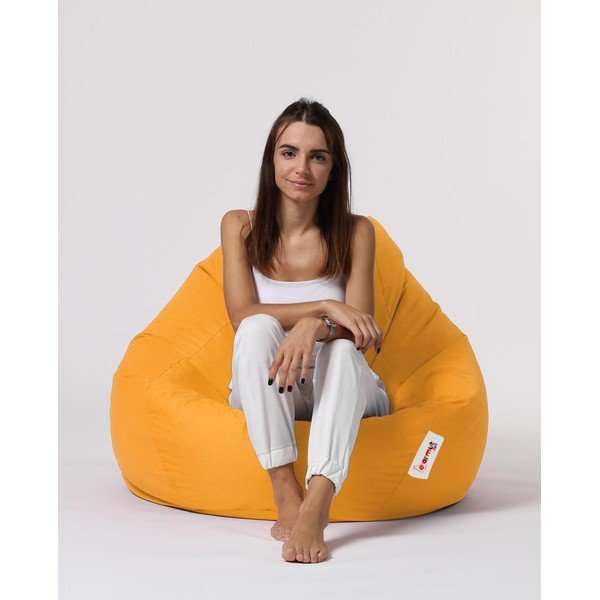 Rumena vrtna sedežna vreča Premium XXL – Floriane Garden-image-1