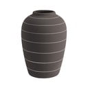Temno rjava keramična vaza PT LIVING Terra, ⌀ 13 cm