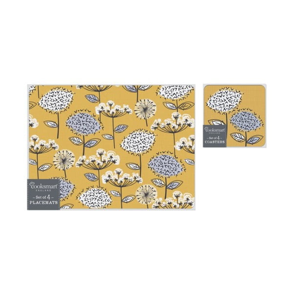 Pogrinjki in podstavki v kompletu 8 ks Retro Meadow – Cooksmart ®-image-4