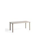 Jeklena vrtna miza 90x180 cm Brai – Kave Home