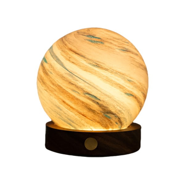 Rjava/v temni naravni barvi svetlobna dekoracija na USB ø 8 cm Polar Cloud – Gingko