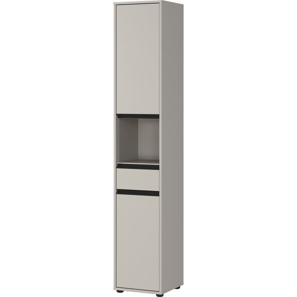 Siva visoka in ozka kopalniška omarica 33x181 cm Lemont – Germania-image-2