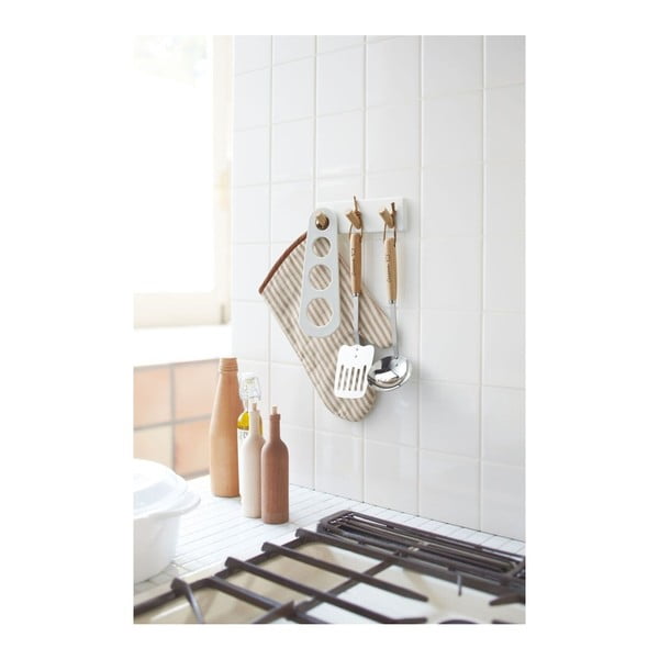 Bel stenski obešalnik za kuhinjsko orodje YAMAZAKI Trio-image-2