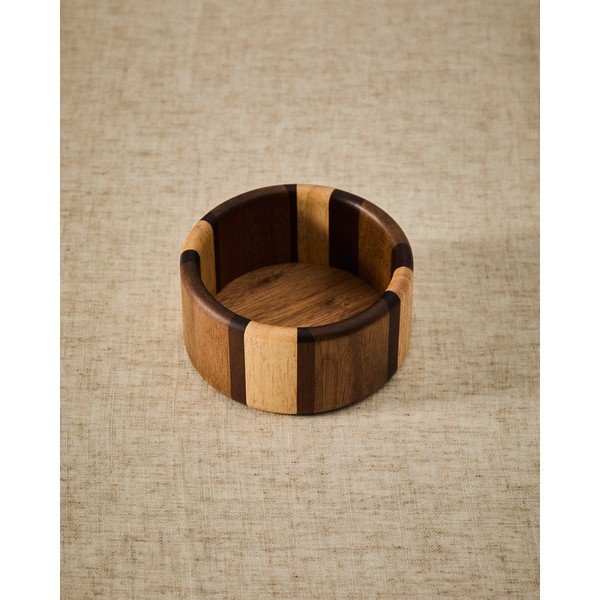 Lesena skledica za serviranje v naravni barvi Nover – Kave Home-image-1