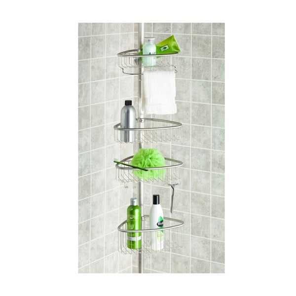 Nastavljivo kopalniško stojalo iz nerjavečega jekla iDesign Forma-image-4