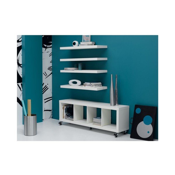 TemaHome Balda bela polica, dolžina 107 cm-image-1