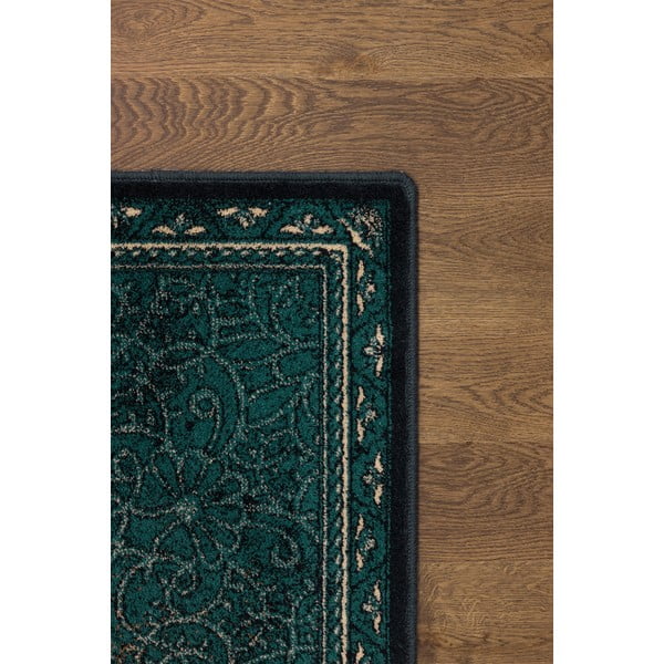 Modrozelena volnena preproga 160x240 cm Ann – Agnella-image-3