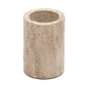 Bež kamnit lonček za zobne ščetke Macre – Kave Home