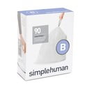 Vrečke za smeti 90 ks z zateznim trakom 6 l B – simplehuman