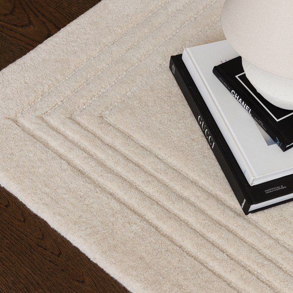 Slonokoščena ročno tkana volnena preproga 120x170 cm Orlo Ivory – Asiatic Carpets-image-2