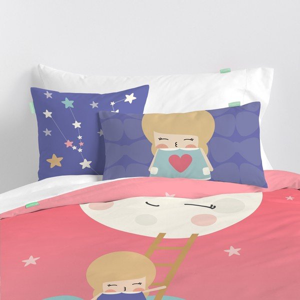 Vzglavnik iz čistega bombaža Happynois Moon Dream, 50 x 30 cm-image-1