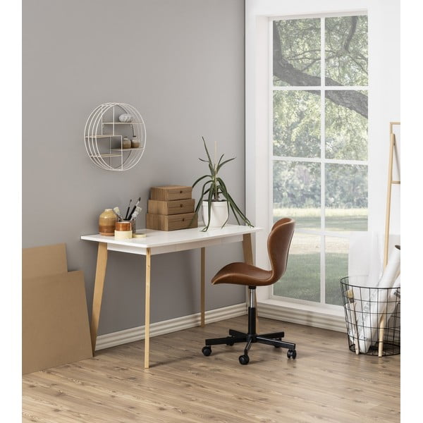 Konjak rjav pisarniški stol Actona Batilda-image-1