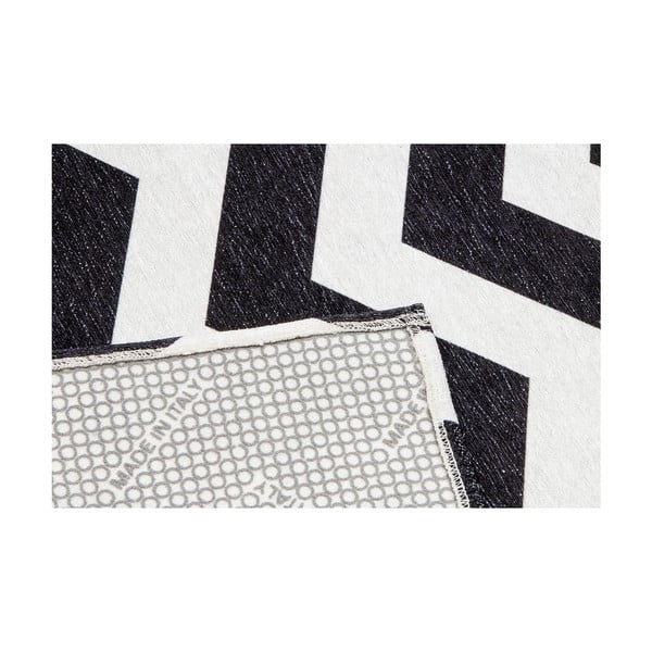 Črno-bel tekač Floorita Optical, 60 x 150 cm-image-3
