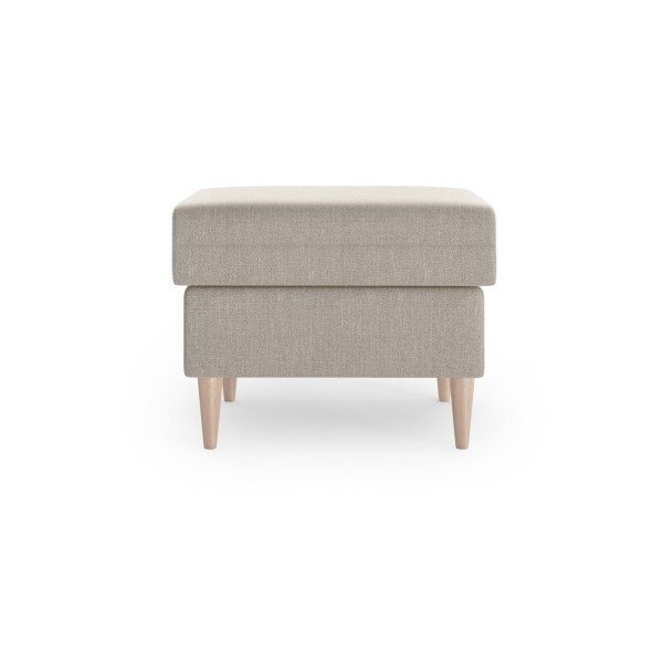 Bež puf Mazzini Sofas Aubrieta, 60 x 45 cm-image-2