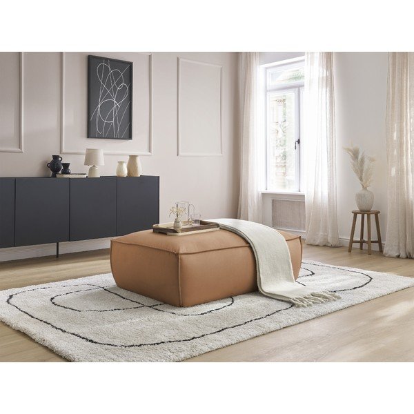 Rjav tabure iz umetnega usnja Boheme – Bobochic Paris-image-1