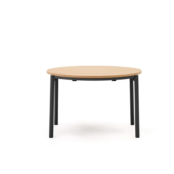 Okrogla raztegljiva jedilna miza v hrastovem dekorju ø 120 cm Montuiri – Kave Home