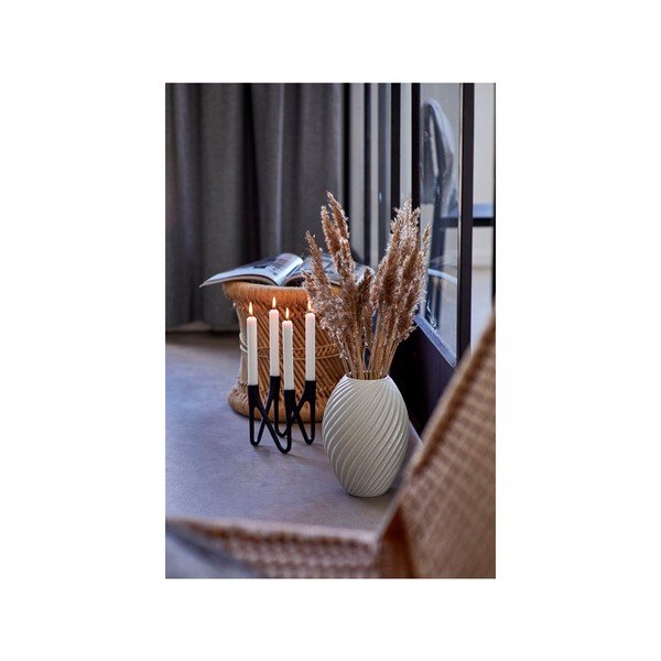 Bela porcelansta vaza Morsø River, višina 26 cm-image-3