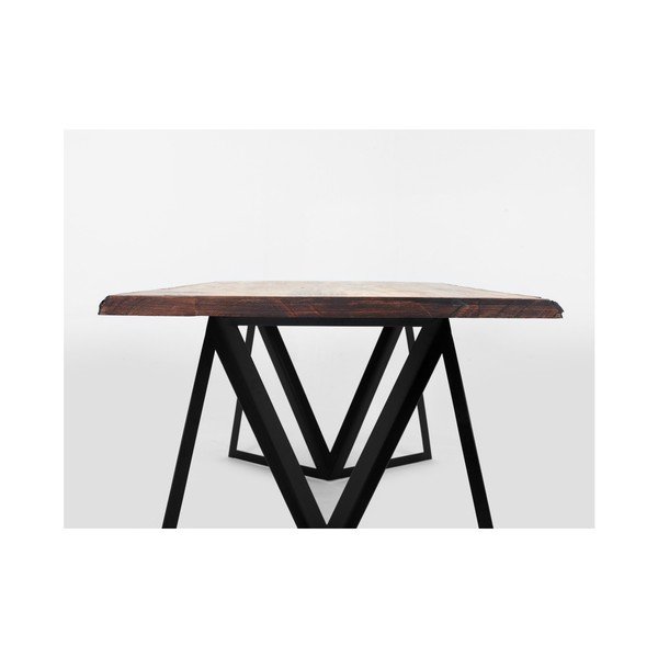 Jedilna miza z vrhom iz borovega lesa Custom Form Sherwood Dark, 240 x 100 cm-image-3