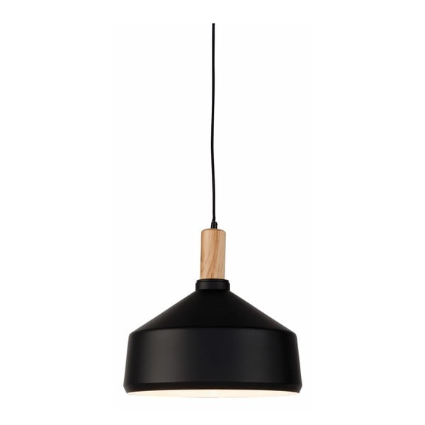 Črna viseča svetilka s kovinskim senčnikom ø 35 cm Melbourne – it's about RoMi